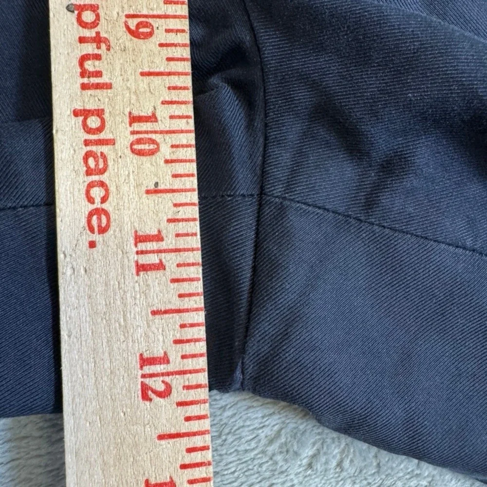 Brooks Brothers 1818 Fitzgerald Navy Blue Cotton Chino Pants Mens 35x30